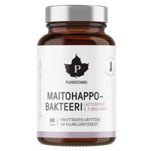 Puhdistamo Lactic Acid Bacteria Boulardii &ndash; Probiotika 60 kapsl&iacute;