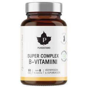 Puhdistamo Super Vitamin B Complex 60 kapsl&iacute;