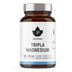 Puhdistamo Triple Magnesium - Hořč&iacute;k 120 kapsl&iacute;