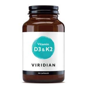 Viridian Vitamín D3 a K2 90 kapsúl