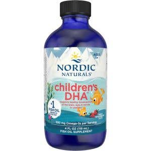 Nordic Naturals Children's DHA Omega 3 s příchutí jahody 119 ml