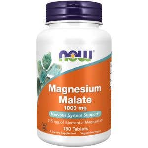 Now Foods Magnesium Malate - hořč&iacute;k &ndash; mal&aacute;t 1000 mg 180 tablet