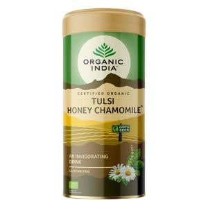 Organic India Tulsi med + heřm&aacute;nek BIO 100 g