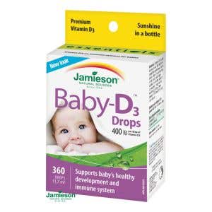 Jamieson Baby-D Vitamín D3 400 IU kapky 11,7 ml