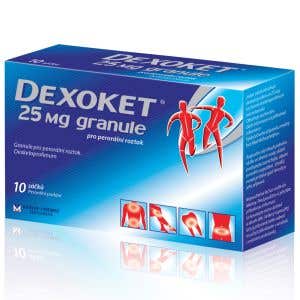 Dexoket 25mg granule 10 sáčků