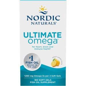 Nordic Naturals Ultimate Omega 1280 mg - citron 180 kapsl&iacute;