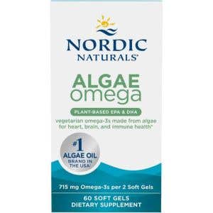 Nordic Naturals Algae Omega-3 - Vegansk&aacute; Omega 715 mg 60 kapsl&iacute;