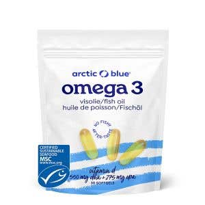 Arctic Blue Omega 3 s vitamínem D 400 IU 30 kapslí