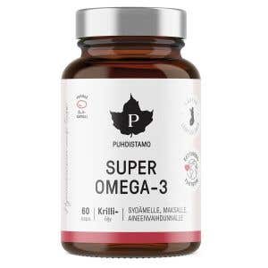 Puhdistamo Super Omega 3 60 kapsl&iacute;