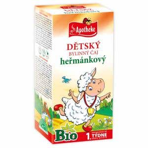 Apotheke Dětský čaj BIO heřmánkový 20x1g 