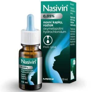 Nasivin Nosní kapky 0,5 mg/ml 10 ml