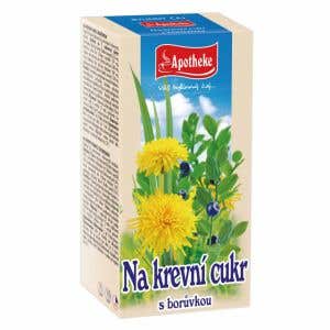 Apotheke Čaj na krevní cukr s borůvkou 20 nálevových sáčků