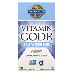Garden of Life Vitamin Code RAW Men 50 - pro muže po padesátce 240 kapslí