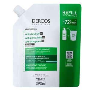 Vichy Dercos &Scaron;ampon na lupy &ndash; norm&aacute;ln&iacute; a mastn&eacute; vlasy - n&aacute;plň 390 ml