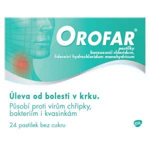 Orofar 1mg/1mg 24 pastilek
