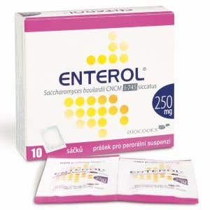 Enterol pr&aacute;&scaron;ek 250mg 10 s&aacute;čků