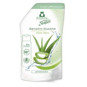 Frosch Senses Sprchov&yacute; gel Aloe vera - n&aacute;hradn&iacute; n&aacute;plň 500 ml