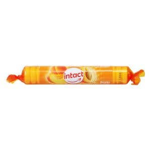 Intact Rolička hroznový cukr s vitamínem C Meruňka 40 g