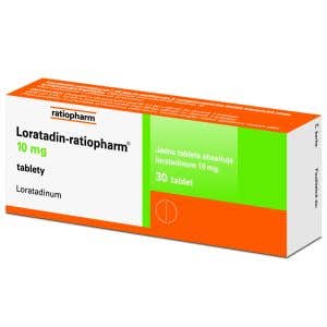 Loratadin Ratiopharm 10 mg 30 tablet