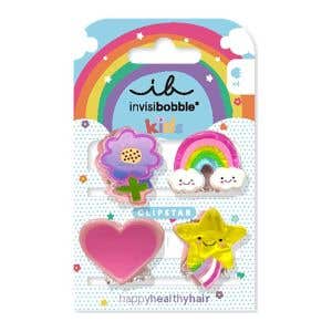 Invisibobble Cliptstar Kids Happy World skřipečky pro děti 4 ks