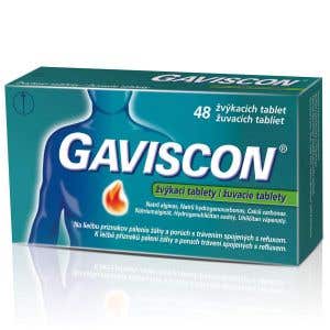 Gaviscon Žvýkací tablety 48 tablet