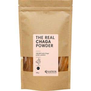 Natios Houba Chaga Mletá – Rezavec šikmý BIO 100 g 