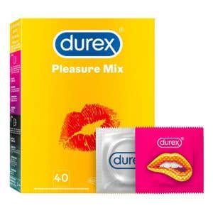 Durex Kondomy Pleasure MIX 40 ks