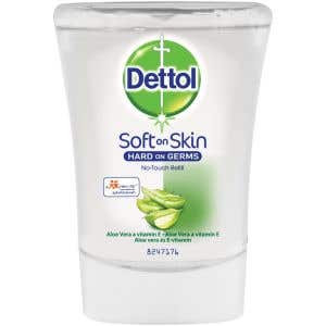 Dettol Náplň do bezdotykového dávkovače Aloe Vera a vitamín E 250 ml