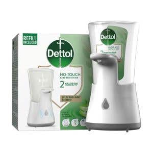 Dettol Bezdotykov&yacute; d&aacute;vkovač m&yacute;dla Jemn&aacute; aloe 250 ml