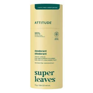 Attitude Super leaves Deodorant bez hlin&iacute;ku - Earl Grey a okurka pap&iacute;rov&yacute; obal 75 g