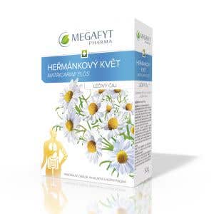 Megafyt Květ heřm&aacute;nku sypan&yacute; l&eacute;čiv&yacute; čaj 50g