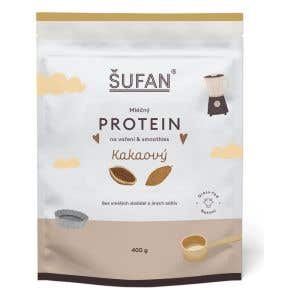 &Scaron;ufan Ml&eacute;čn&yacute; protein na vařen&iacute; &ndash; kakaov&yacute; 400 g