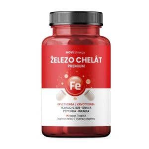 MOVit Energy Železo Chelát Premium 90 kapsúl