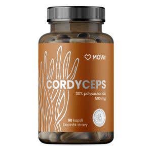 MOVit Energy Cordyceps 30% polysacharidů 500 mg 90 kapsl&iacute;