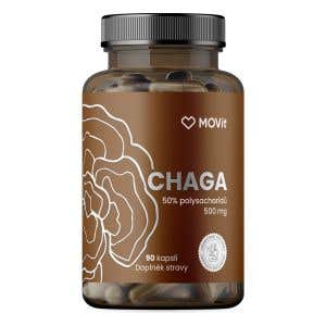 MOVit Energy Chaga 50% polysacharidů 500 mg 90 kapsl&iacute;