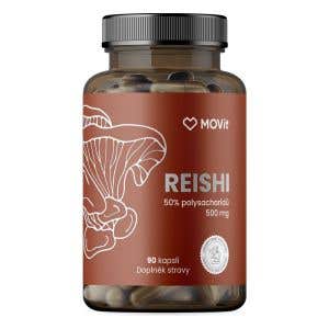 MOVit Energy Reishi 50% polysacharidů 500 mg 90 kapsl&iacute;