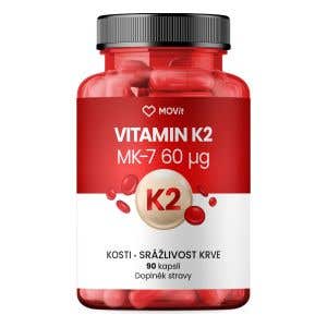 MOVit Energy Vitam&iacute;n K2 MK-7 60 mcg 90 kapsl&iacute;