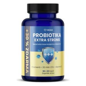 MOVit Energy Probiotika Extra Strong 90 + 30 vegansk&yacute;ch kapsl&iacute;