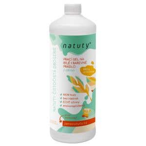 Natuty Prac&iacute; gel na barevn&eacute; a b&iacute;l&eacute; pr&aacute;dlo s vůn&iacute; citronu 1000 ml