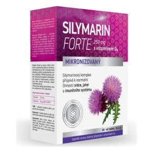 Naturprodukt Silymarin Forte 250 mikronizovaný s vitaminem D 40 tablet