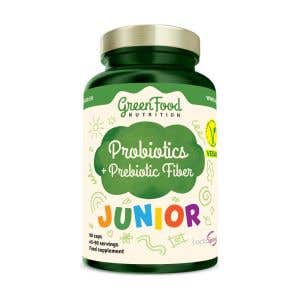 GreenFood Nutrition Junior Probiotics + Prebiotic Fiber 90 kapsl&iacute;