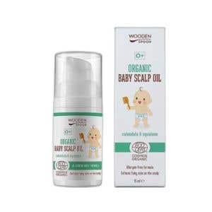 Wooden Spoon Organick&yacute; olej na dětskou pokožku hlavy BIO 15 ml