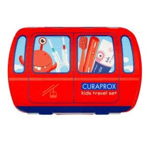 Curaprox Travel set Kids červen&yacute;