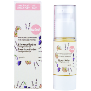 Kvitok Švestkový krém s kolagenem a Q10 50+ 30 ml