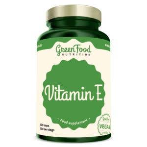 GreenFood Nutrition Vitamín E 120 kapslí