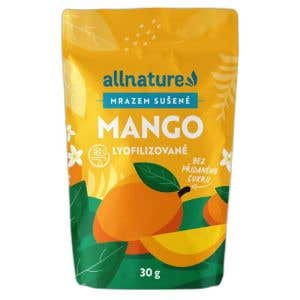 Allnature Mango su&scaron;en&eacute; mrazem 30 g