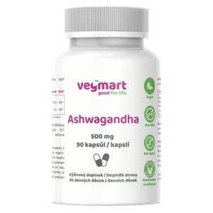 Vegmart Ashwagandha 500 mg 90 kapsl&iacute;