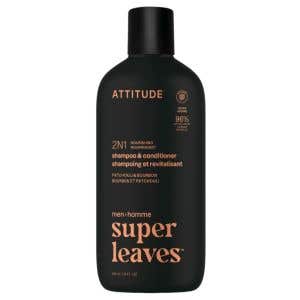 Attitude Super leaves Pánský vyživující šampon a kondicionér 2v1 - pačuli a bourbon 415 ml