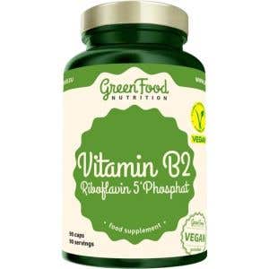 GreenFood Nutrition Vitamín B2 – Riboflavin 5-Phosphat 90 kapslí