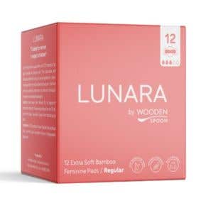 Wooden Spoon Lunara Rozložiteln&eacute; bambusov&eacute; regular menstruačn&iacute; vložky 12 ks
